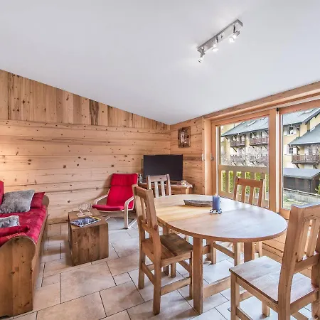 3 Pieces Au Centre De Megeve, Ideal 4 Pers - Fr-1-453-96 מגב